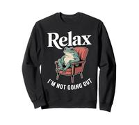Détendez-Vous, Je ne Vais Pas Sortir, Grenouille, introverti Sweatshirt