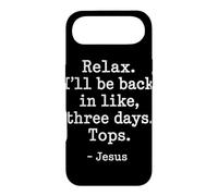 Détendez-Vous, Je Serai de Retour dans Trois Jours, Jésus, Pâques, Christian Coque pour iPhone Air