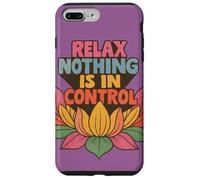 Détendez-Vous Rien n'est en contrôle du Yoga Fleur de Lotus Coque pour iPhone 7 Plus/8 Plus