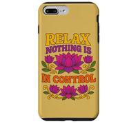 Détendez-Vous Rien n'est en contrôle du Yoga Fleur de Lotus Coque pour iPhone 7 Plus/8 Plus