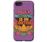 Détendez-Vous Rien n'est en contrôle du Yoga Fleur de Lotus Coque pour iPhone SE (2020) / 7/8