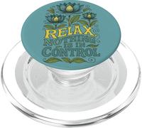 Détendez-Vous Rien n'est en contrôle du Yoga Fleur de Lotus PopSockets PopGrip pour MagSafe