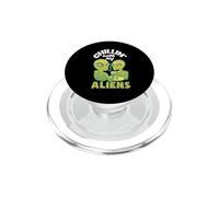 Détends-toi avec Mes extraterrestres, Halloween drôle PopSockets PopGrip pour MagSafe
