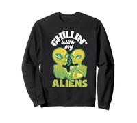 Détends-toi avec Mes extraterrestres, Halloween drôle Sweatshirt