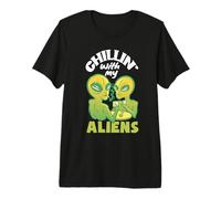 Détends-toi avec Mes extraterrestres, Halloween drôle T-Shirt Haut de Gamme
