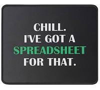 Détends-Toi, J'Ai Un Tableur pour Ce Comptable. Mousepad Durable Mouse Pad Bords Cousus Tapis De Souris Gaming pour Bureau Travail Maison 25X30Cm