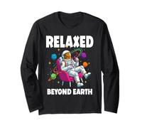 DÉTENDU AU-DELÀ DE LA Terre : Exploration Amusante de l'espace, Lune et Mars Manche Longue