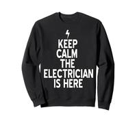 Détendu L’Électricien Est Là Et Répare Tout Sweatshirt