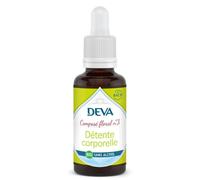 DEVA Détente Corporelle n°3 - Élixirs Floraux Bio Sans Alcool - Compte-Gouttes 30ml - Arnica, Pissenlit et Poirier - Souplesse et Lâcher-Prise pour Sportifs et Actifs