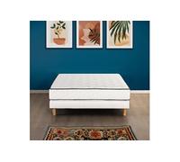 Détente Ensemble matelas + sommier 160 x 200 cm - Ressorts - 7 zones - 19 cm - Equilibré
