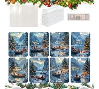 Détenteurs d'argent de Noël,détenteurs d'argent de Noël pour espèces - Dragon Money Cards 8Pièces Porte-Monnaie | Ornements de noël avec enveloppes, Fournitures de Vacances Mignonnes pour Arbre