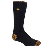 Détenteurs Mens 1 paire Heat Workforce 2.3 TOG talon renforcé et Toe Work Wear Chaussettes Noir 6-11
