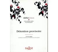 Détention provisoire - Christian Guéry - Dalloz - broché - Etude