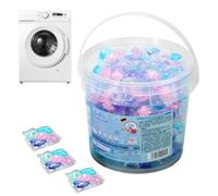 Détergent À Lessive En Dosettes 5-en-1 Lot De 40, Avec Perles Parfumées Intégrées, Nettoyage Profond, Action Anti-taches, Pratique Pour La Buanderie, La Maison, L’appartement Et Le Dortoir