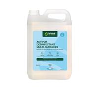 Détergent désinfectant Enzypin Actipur multi-surfaces prêt à l'emploi - Bidon de 5 litres