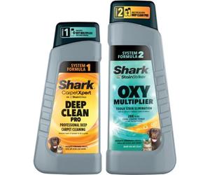 Détergent SHARK pour détacheur / shampouineuse Shark - 2 solutions combinées 473 ml et 946 ml