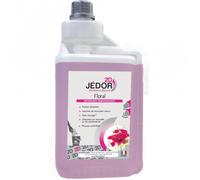 Détergent surodorant 2D JEDOR - Bidon doseur 1L - Carton de 6 bidons - FLORAL