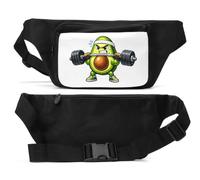 Determined Avocado Lifting Heavy Weight Sac banane unisexe Noir
