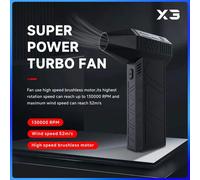 Déterminer le moteur sans balais,ventilateur de conduit industriel,mini turbo,ventilateur à jet,vitesse du vent 52,130,000 tr/min,génération 3 escalades