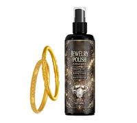 Déternisseur Bijoux | 50ml Spray Polissage pour Or et Argent,Restaurateur d'Éclat des Bijoux,Maison Voyage Femmes Maman Épouse et Colliers Bracelets Boucles d'Oreilles Gemmes