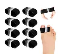 Detesaya Écarteur d'orteils, 2 Boucles pour Hallux valgus, séparateur de Gros Orteil pour soulager la Douleur, Gel Doux