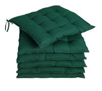 DETEX® 6x Coussin de Chaise Vert Sangles Effet viscoélastique intérieur extérieur sièges Coussins de Chaises Coussin d'assise