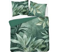 Detexpol 3D microfibre literie 220x200 feuilles vertes 5310 A micro 28