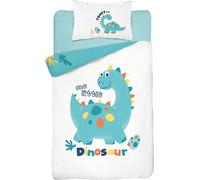 DETEXPOL Drap de lit en bambou Dino green Coton, Bambou, 100/135, 40/60 cm