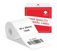 D'éTiquettes Phomemo M120/M110, 1.57 "X 1.18" (40 X 30 Mm) Papier Pour éTiquettes Thermiques Pour Imprimantes D'éTiquettes Phomemo M120/M110/M200/M220, éTiquette Thermique