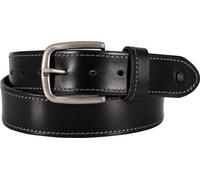 Detlev Louis DL-AC-1 Ceinture en cuir Noir 110CM unisex