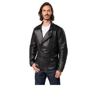 Detlev Louis DL-JM-12 Veste en cuir Noir 50 homme