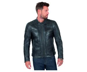 Detlev Louis DL-JM-14 Hommes Veste En Cuir Noir 48