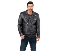 Detlev Louis DL-JM-3 Veste en cuir Noir 48 homme