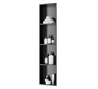 DETMOL Niches encastrées en Acier Inoxydable pour salles de Bains, Articles de Toilette et cosmétiques, cloisons de Meubles TV