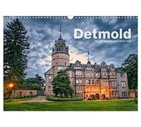 Detmold - aperçus et perspectives par Andreas Voigt, Version française (Calendrier mural 2026 DIN A3 portrait), Calendrier CALVENDO mensuel