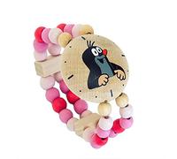 Detoa B509610 Bracelet-montre en bois Motif Taupek Rose