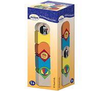 DETOA bloc taupe junior 14 x 5,5 cm bois 7 pièces