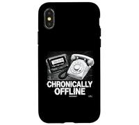 Détox analogique numérique rétro chroniquement Hors Ligne Coque pour iPhone X/XS