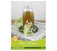 Detox Drinks! Gesund und lecker (Wandkalender 2026 DIN A3 hoch), CALVENDO Monatskalender: Jeden Monat einen gesunden Detox Drink