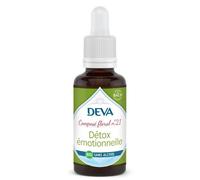Détox émotionnelle n°21 - composé floral bio deva - sans alcool 30ml
