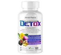 Detox Foie 120 Gélules - Détoxifiant Puissant, Draineur Foie et Intestin, Chardon Marie 80% Silymarine, Artichaut, Pissenlit, Fenouil, Échinacée - J.Armor Detox