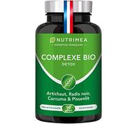 DETOX FOIE - Complexe Detox Intestin & Colon BIO - Minceur & Perte de Poids - Elimination des Toxines - Artichaut, Radis Noir, Curcuma & Pissenlit - 90 Gélules Vegan - Nutrimea - Fabriqué en France