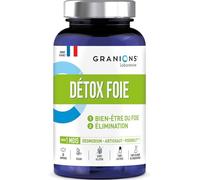 Granions – Complément Détox Foie 1000 mg (Radis noir, Artichaut, Desmodium) – 60 comprimés