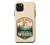Détox introverti numérique « Out of Office Into The Woods » Coque pour iPhone 11 Pro Max