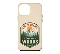 Détox introverti numérique « Out of Office Into The Woods » Coque pour iPhone 12 Mini
