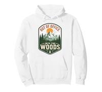 Détox introverti numérique « Out of Office Into The Woods » Sweat à Capuche