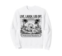Détox numérique Capybara Cottagecore Hot Spring Sweatshirt