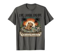 Détox numérique Retro Capybara Hot Spring Relaxation T-Shirt