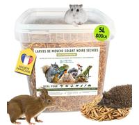 Detox Organica Larve de Mouche Soldat Noire 800g =5 Litre - Qualite Premium