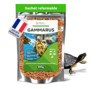 Detox Organica Nourriture Tortue Aquatique Gammarus 4.5litres =500g - 100% Naturel Crevette pour Tortue d’Eau - Riche en Calcium, sels minéraux et Fibres - Un Vrai régal pour Vos Tortues ! (4500ml)